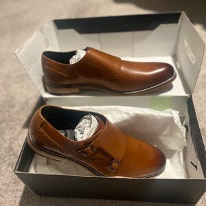 Bar III Tan Leather Oxfords